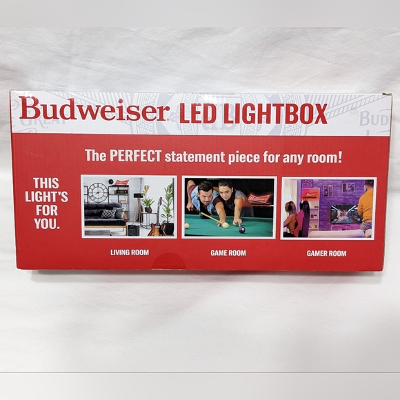 NEW BUDWEISER LED LIGHTBOX - Picture 4 of 8